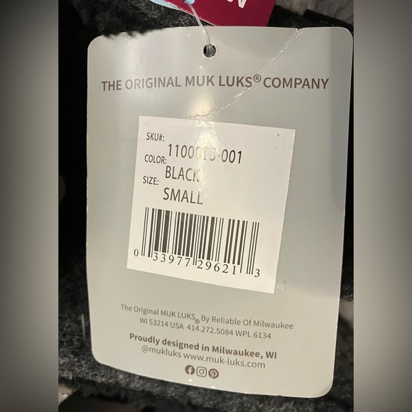 Muk Luks Grey Slippers Size 8-9 - Picture 8 of 9